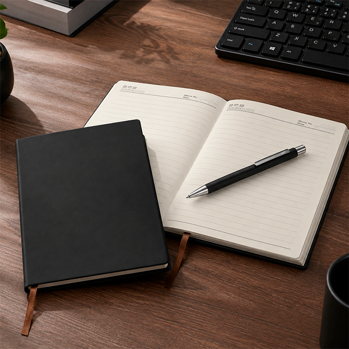 Notebook - Pen In Plastic Sleeve