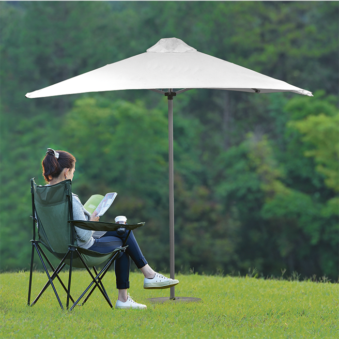 Alumium 2.2m x 2.2m Umbrella