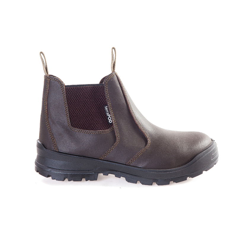 Terrapod Incredible Men's Leather Chelsea Safety Boot
