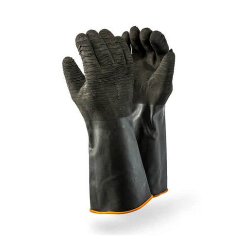 H2-55 Crinkle Palm Rubber Gloves